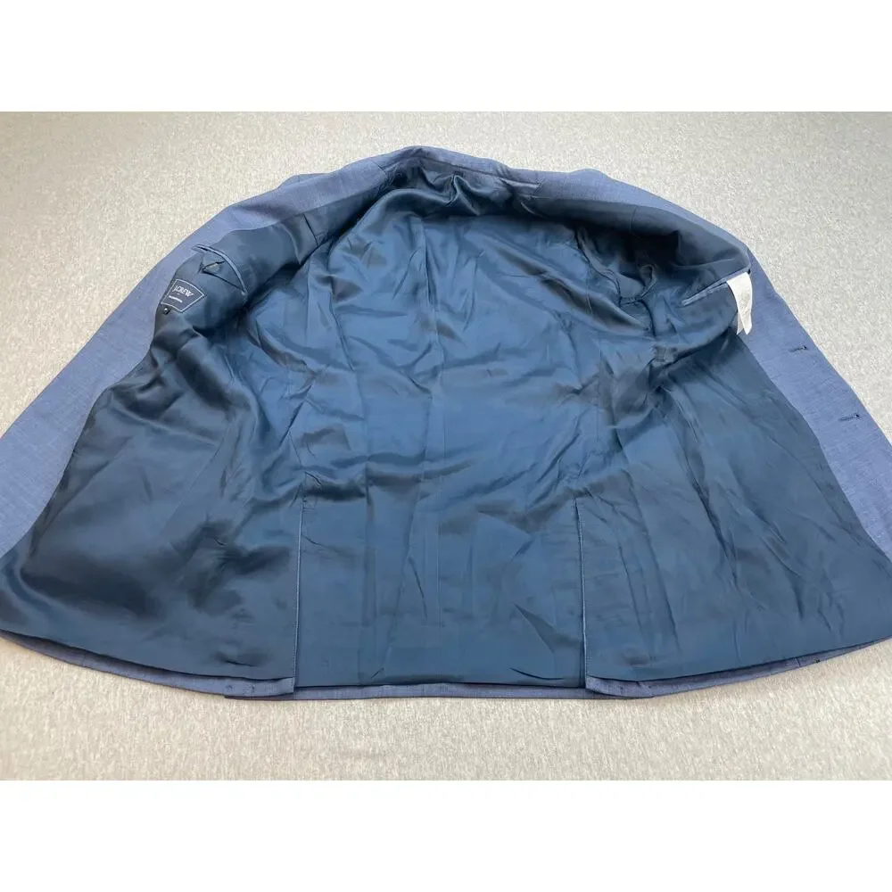 J‎ Crew Blazer Mens 38R Blue 100% Wool Thompson 2-Button Single Breast Lined